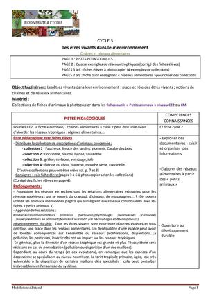 WebC3chaînes et réseaux alimentaires - revu