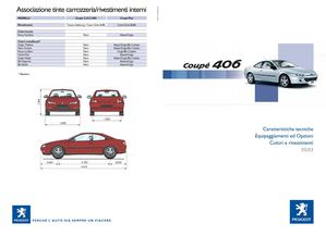 Peugeot 406 Coupe 05/2003 Italian
