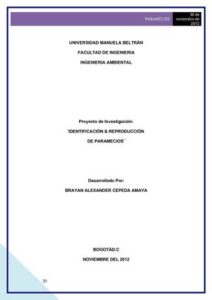 REPRODUCCION PARAMECIOS