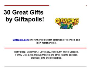 Giftapolis - 30 Great Gifts from Giftapolis!
