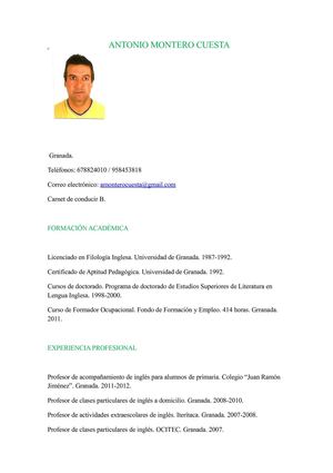 Profesor de enseñanza secundaria y bachillerato/Formador de cursos de FPO.