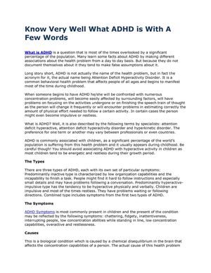 Critical ADHD Hints for Parents to Diminish Indicators in their Children