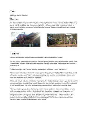 Social Media Release