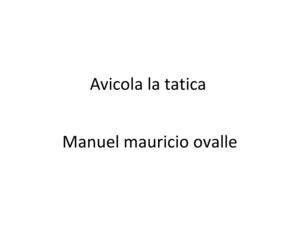 avicola la tatica