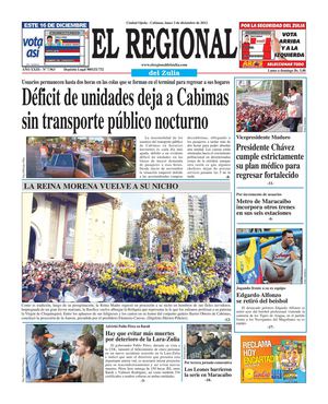 El Regional del Zulia 03-12-2012