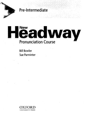 New Headway Pronunciation Course - Pre-Intermediate 
