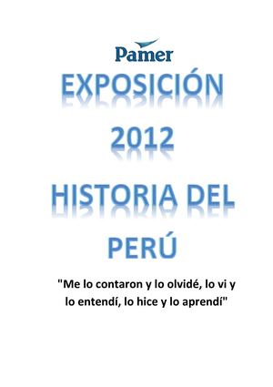PAMER EXPOSICION 2012 HISTORIA DEL PERÚ
