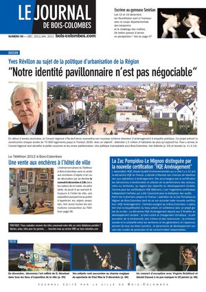 Le journal de Bois-Colombes JBC n°99 - Déc 2012/jan 2013