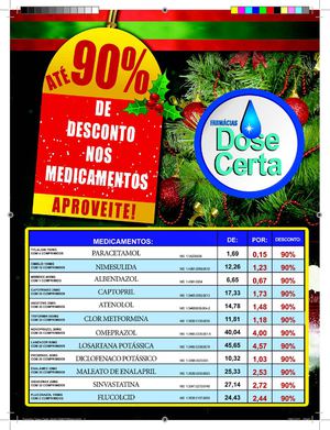 Encarte de Ofertas Farmácias Dose Certa