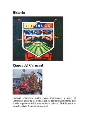 carnavales de pupiales