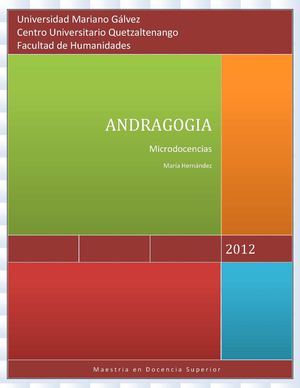 Microdocencias Andragogia