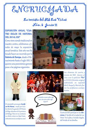 Encrucijada Nº 5. Revista escolar del I.E.S. Las viñas (Mollina)