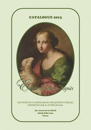 Editions Sainte-Agnes - Catalogue 2013