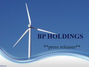 FJÄRRÅTGÄRDER CENTRUM GER GÅRDAR FJÄRRKONTROLL, bp holdings press releases and news articles