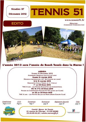 Tennis 51 Décembre 2012