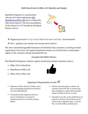 Shift SharePoint to Office 365