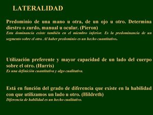 Lateralidad
