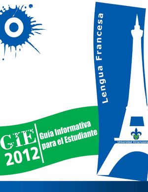 Guía Informativa para el Estudiante de Lengua Francesa
