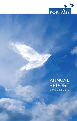 Portage | Annual Report 2008-09