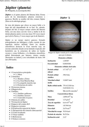 (Júpiter _(planeta_) - Wikipedia, la enciclopedia libre)