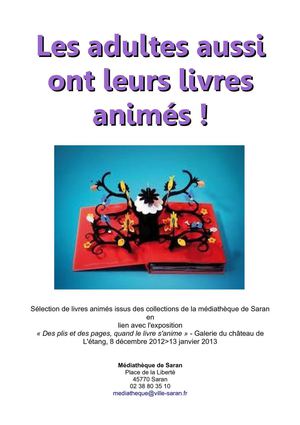 Les adultes aussi ont leurs livres animés !