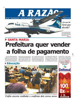 Jornal A Razão Santa Maria - 05122012