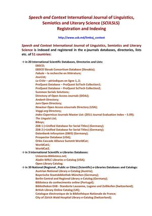 Journal Context Calaméo - Speech and Context Journal Indexing