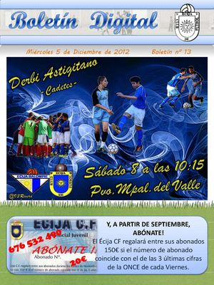 ÉCIJA CF: BOLETÍN DIGITAL Nº13