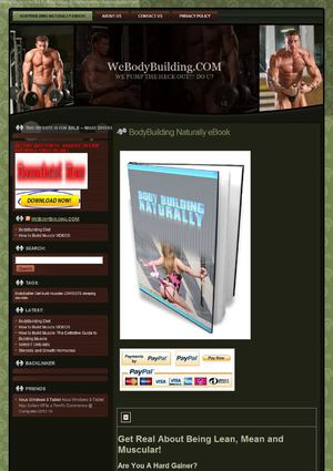 Natural bodybuilding ebook-by-webodybuilding.com