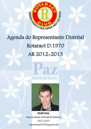 Agenda do Representante Distrital de Rotaract - Filipe Dias 