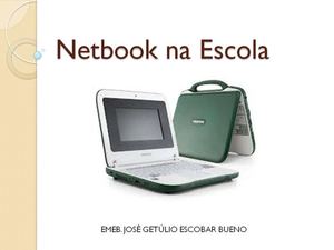 Netbook na escola