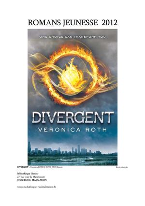 Romans Jeunesse 2012 de la Bibliothèque Renoir