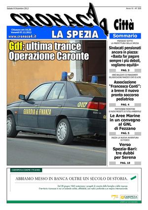 Cronaca4 di Sabato 8 Dicembre 2012