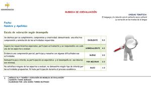Rúbrica de Heteroevaluación 