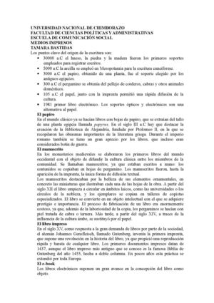 LA ESCRITURA
