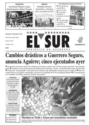 El Sur 9 de Diciembre de 2012