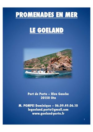 Promenades en mer - LE GOELAND