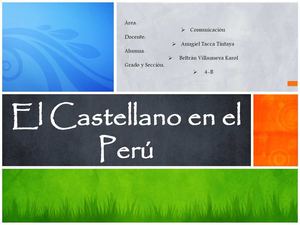 El Castellano en el Perú