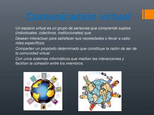 Comunicación virtual.
