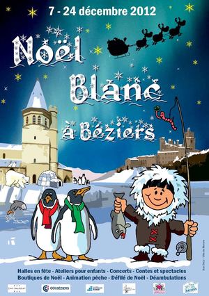 Noël blanc à Béziers