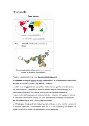Continentes