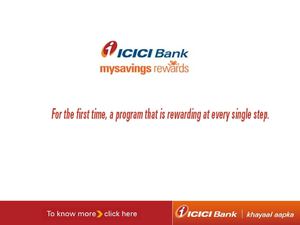 ICICI Bank introduces MySavings Rewards Program