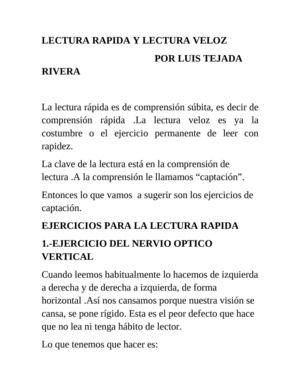 lectura rapida