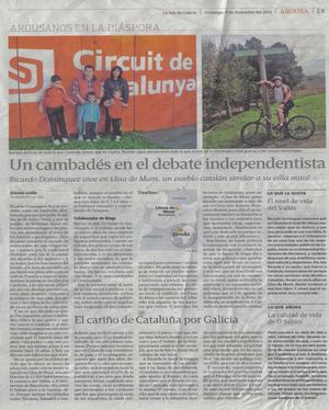 "AROUSÁNS NA DIÁSPORA" RICARDO DOMINGUEZ REY