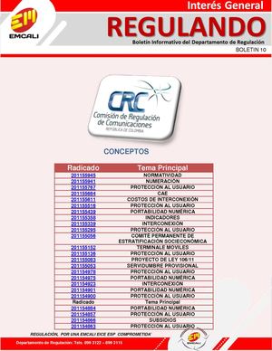 Boletin CRC 10