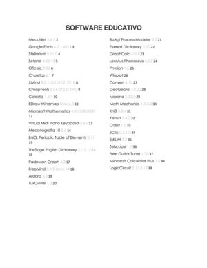 Catalogo de Software Educativo