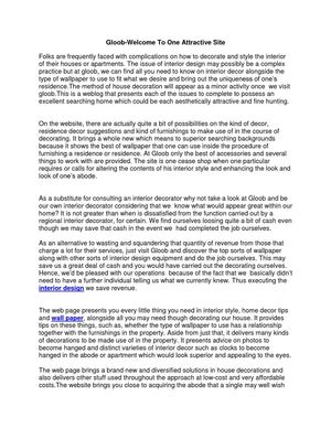 Gloob-welcome to one attractive site