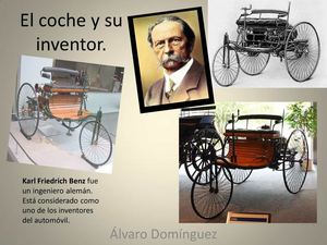El coche y su inventor.
