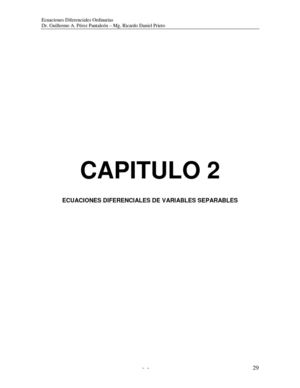 Ecuaciones Diferenciales de Variable Separable 