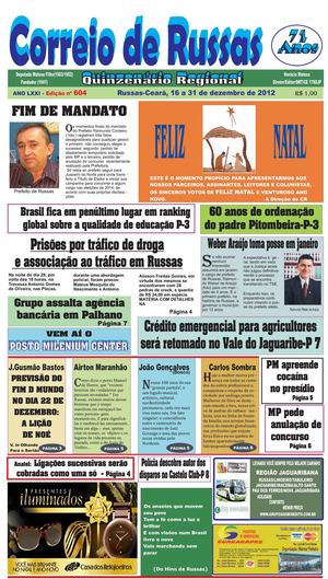 Jornal CORREIO DE RUSSAS